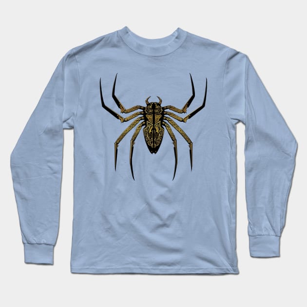 spider Long Sleeve T-Shirt by KHMISSA ART